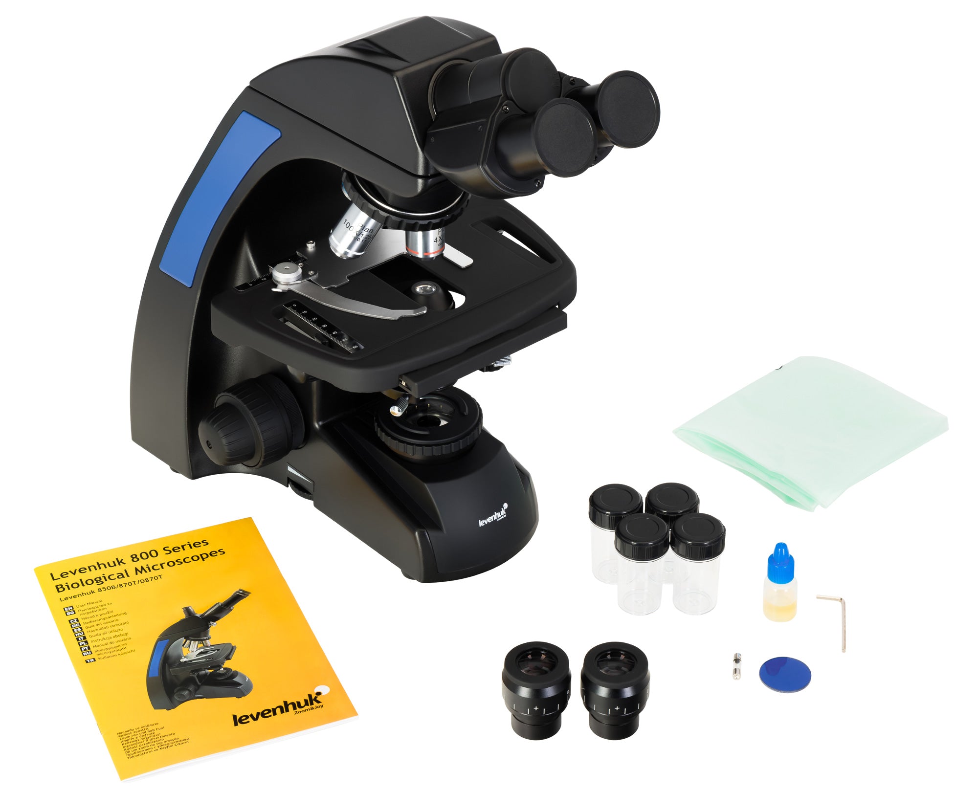 Microscopio binoculare biologico Levenhuk 850B