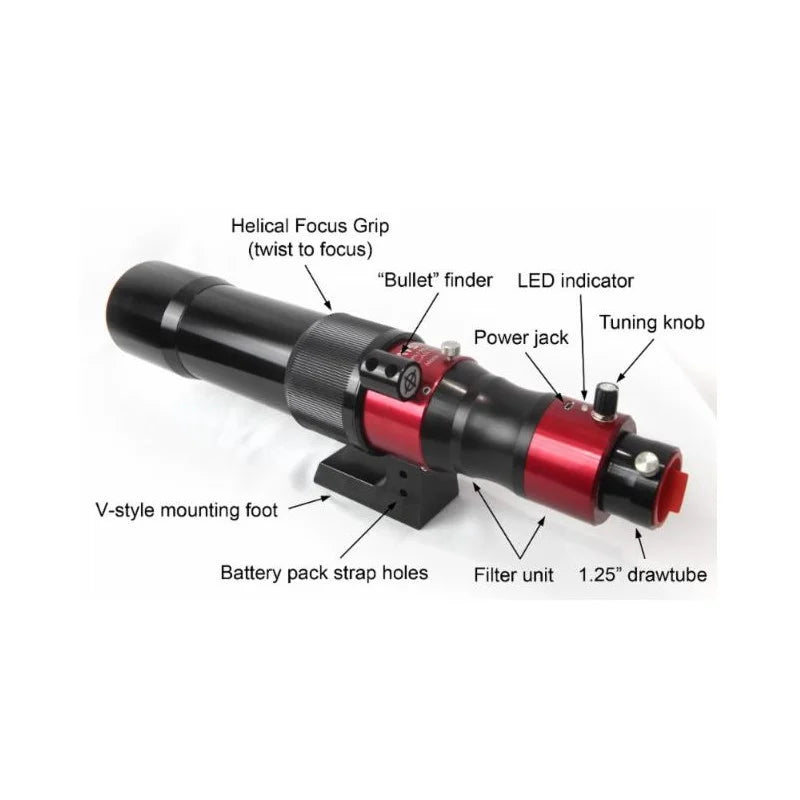 Telescopio Solare ST 60/930 SolarScout SS60-ds H-Alpha OTA Set