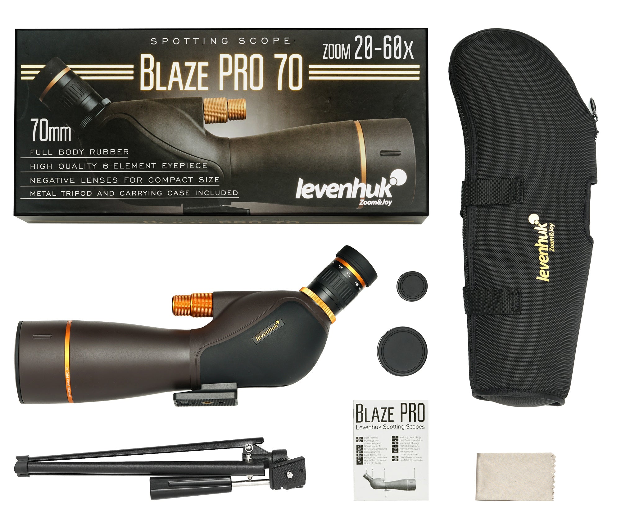 Cannocchiale terrestre Levenhuk Blaze PRO 70