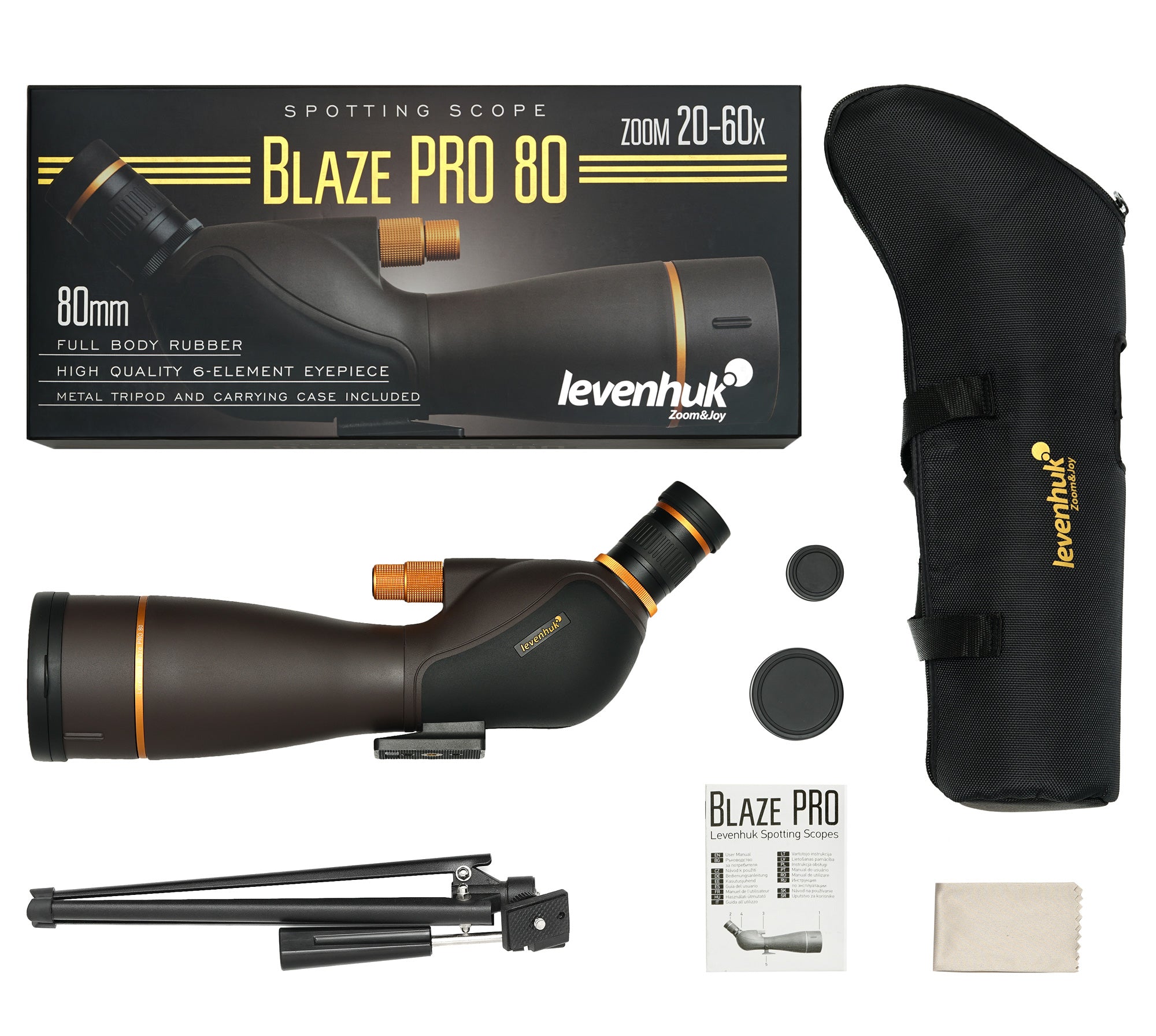 Cannocchiale terrestre Levenhuk Blaze PRO 80