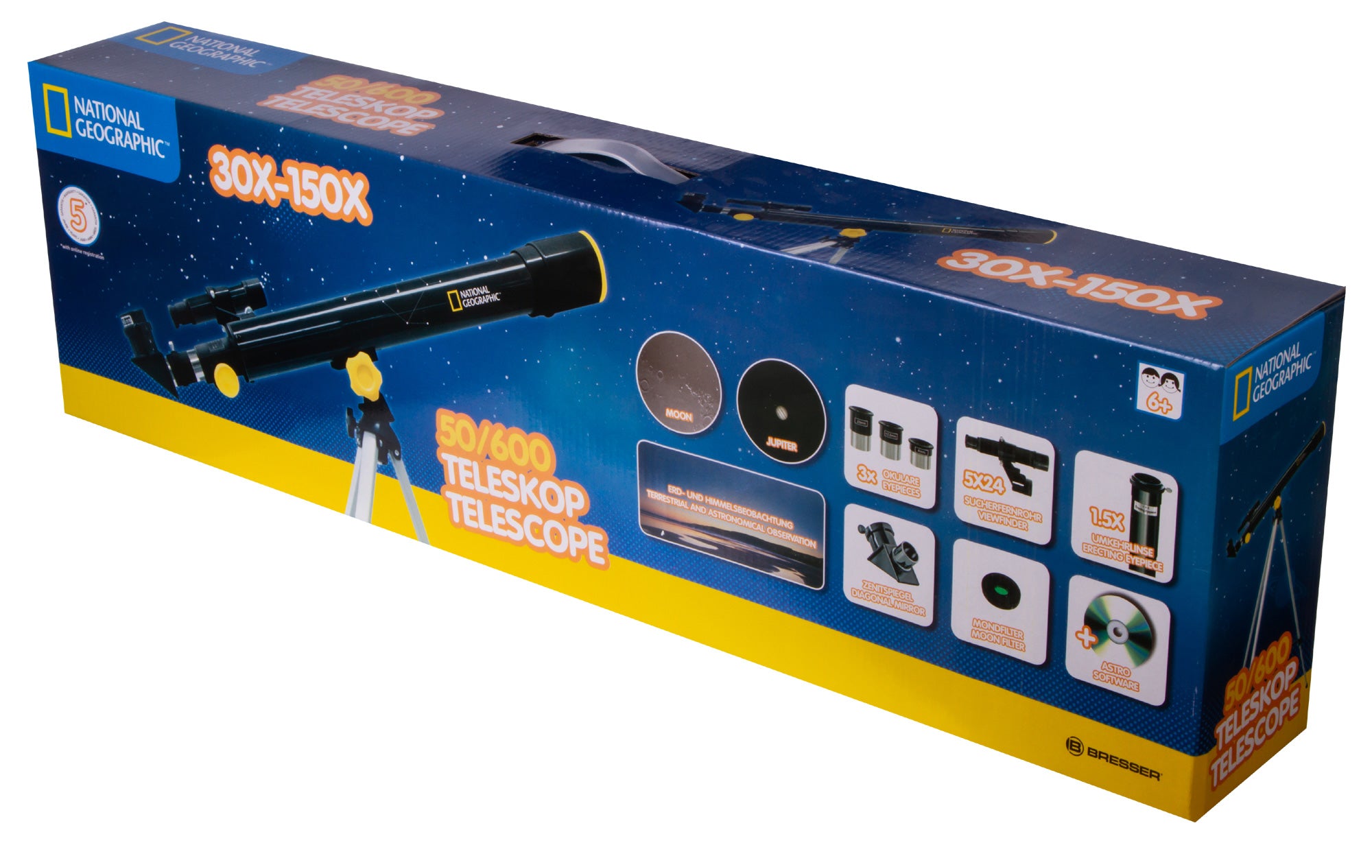 Telescopio Bresser National Geographic 50/600 AZ