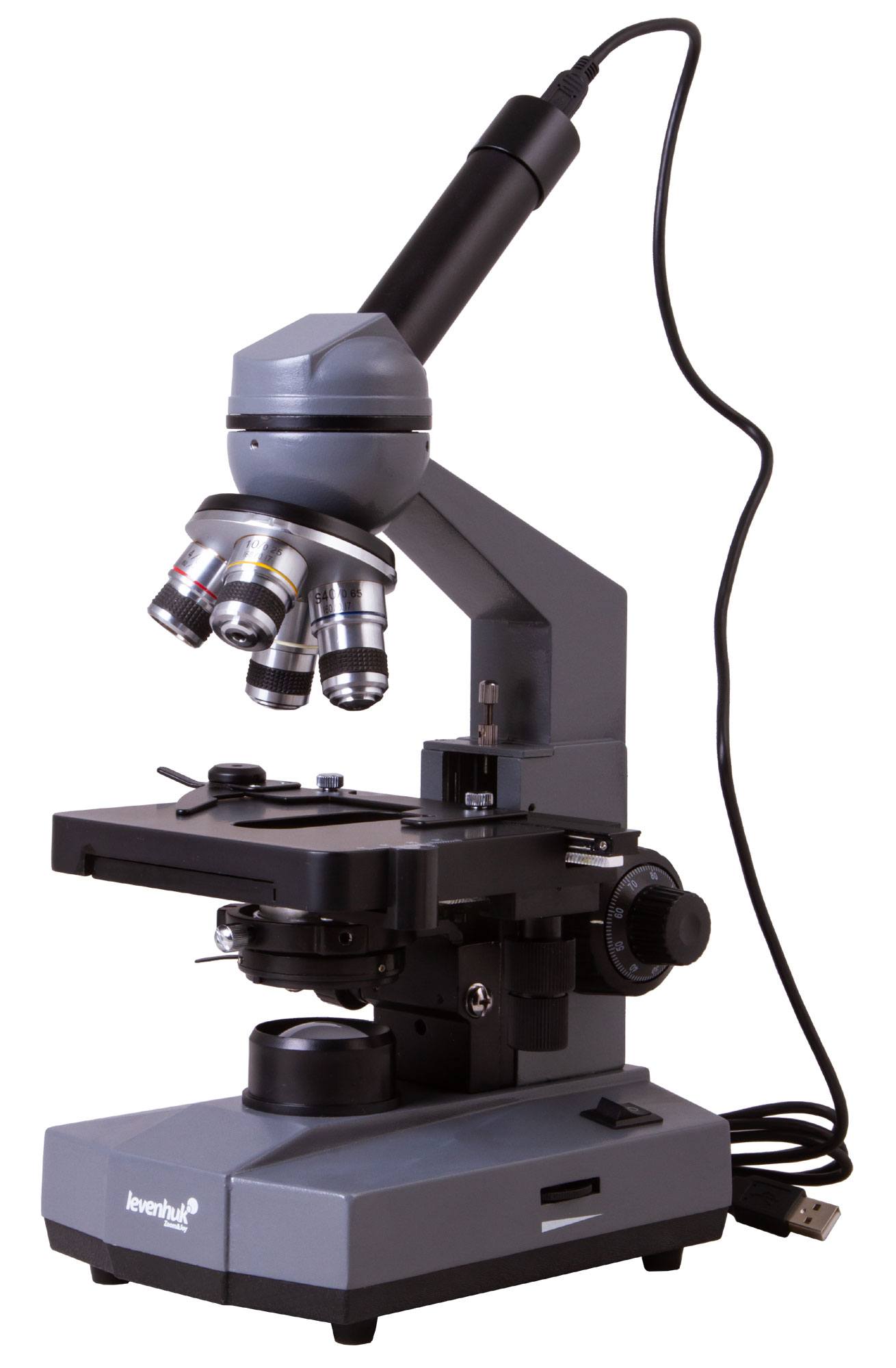 Microscopio monoculare digitale Levenhuk D320L BASE 3M