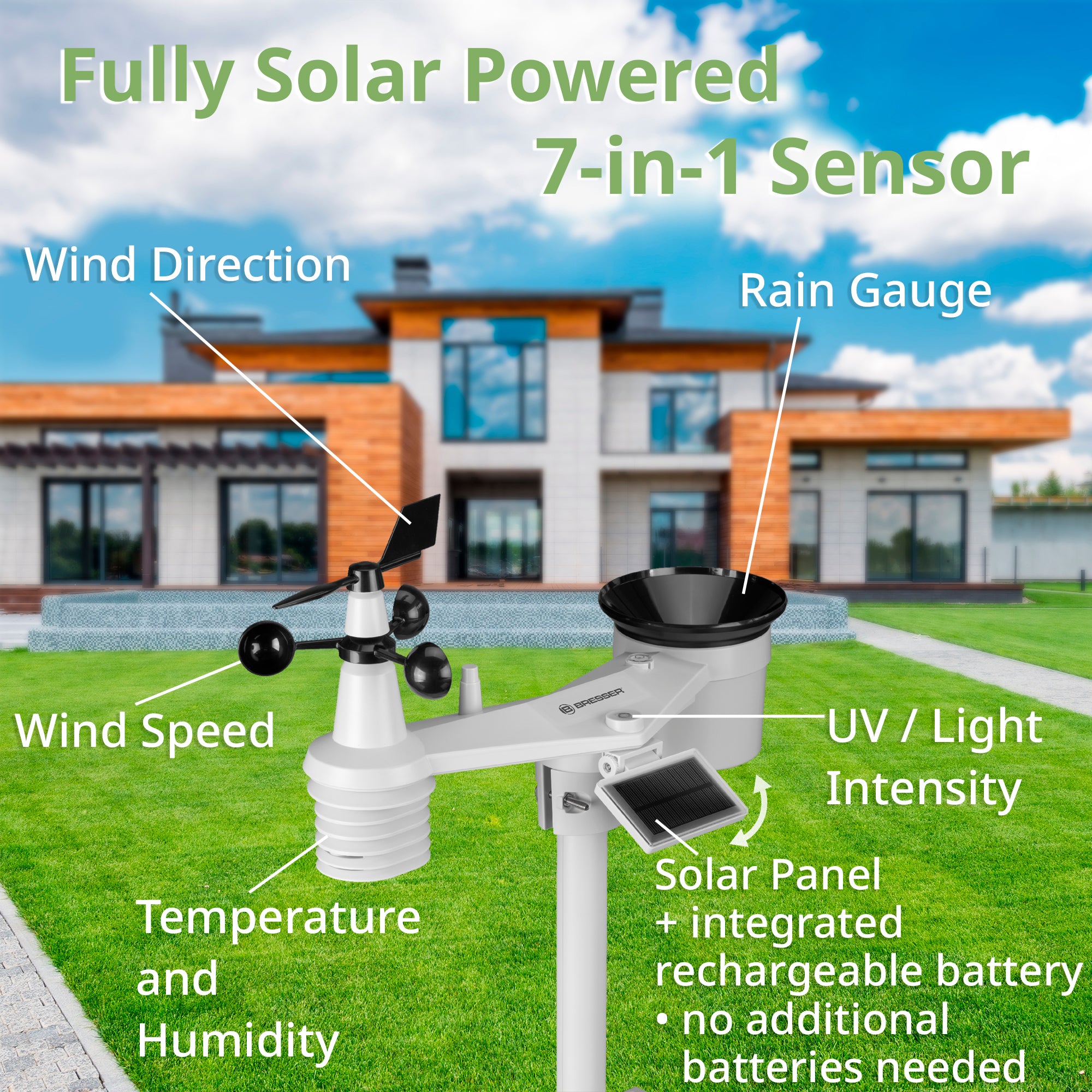 Stazione meteo Bresser 7-in-1 8 giorni 4CAST Wi-Fi
