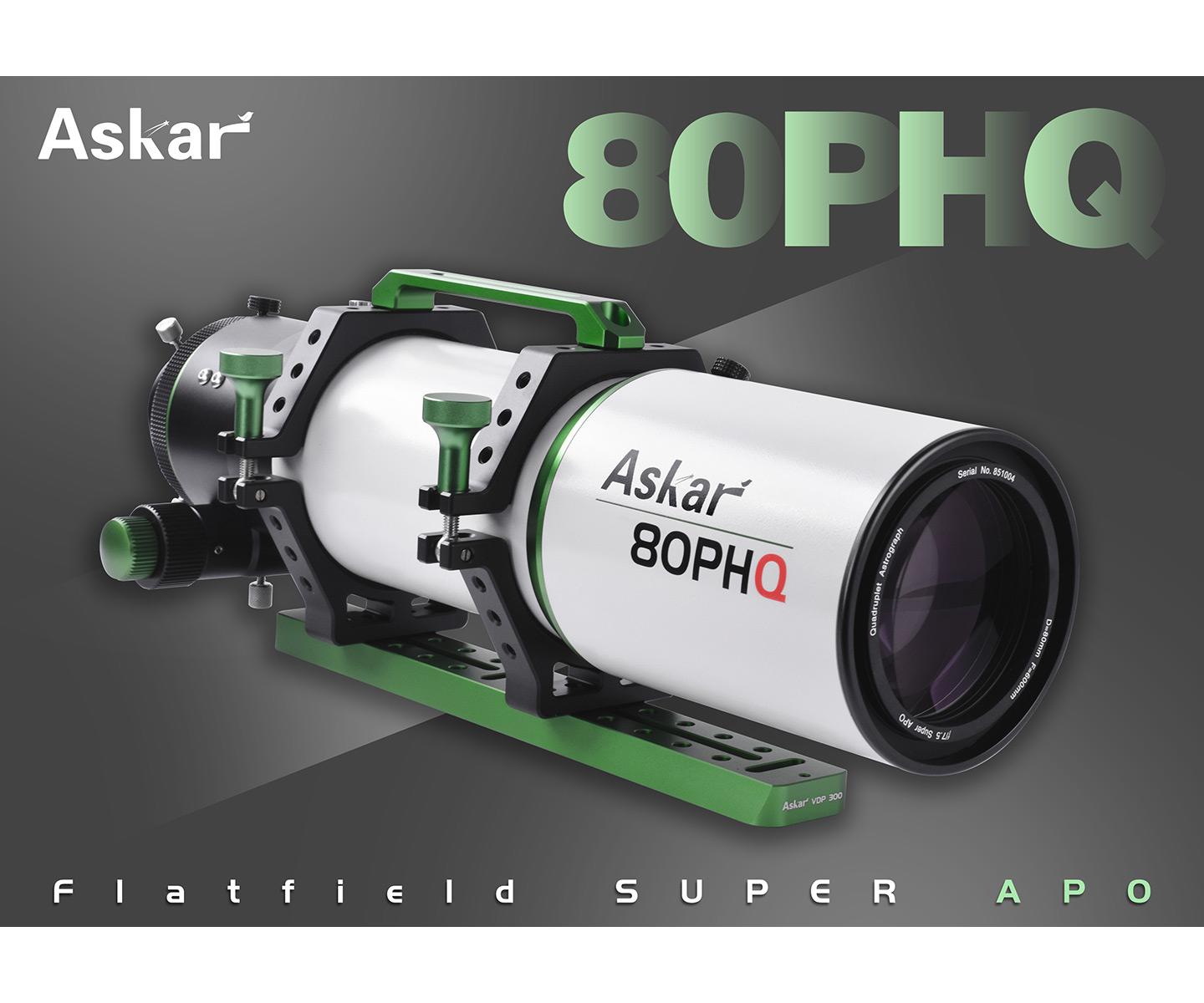 Telescopio Apocromatico Askar 80PHQ 80/600mm