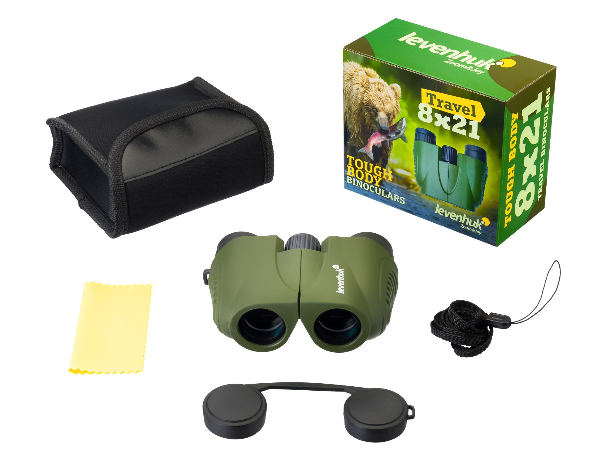 Binocolo Levenhuk Travel 8x21