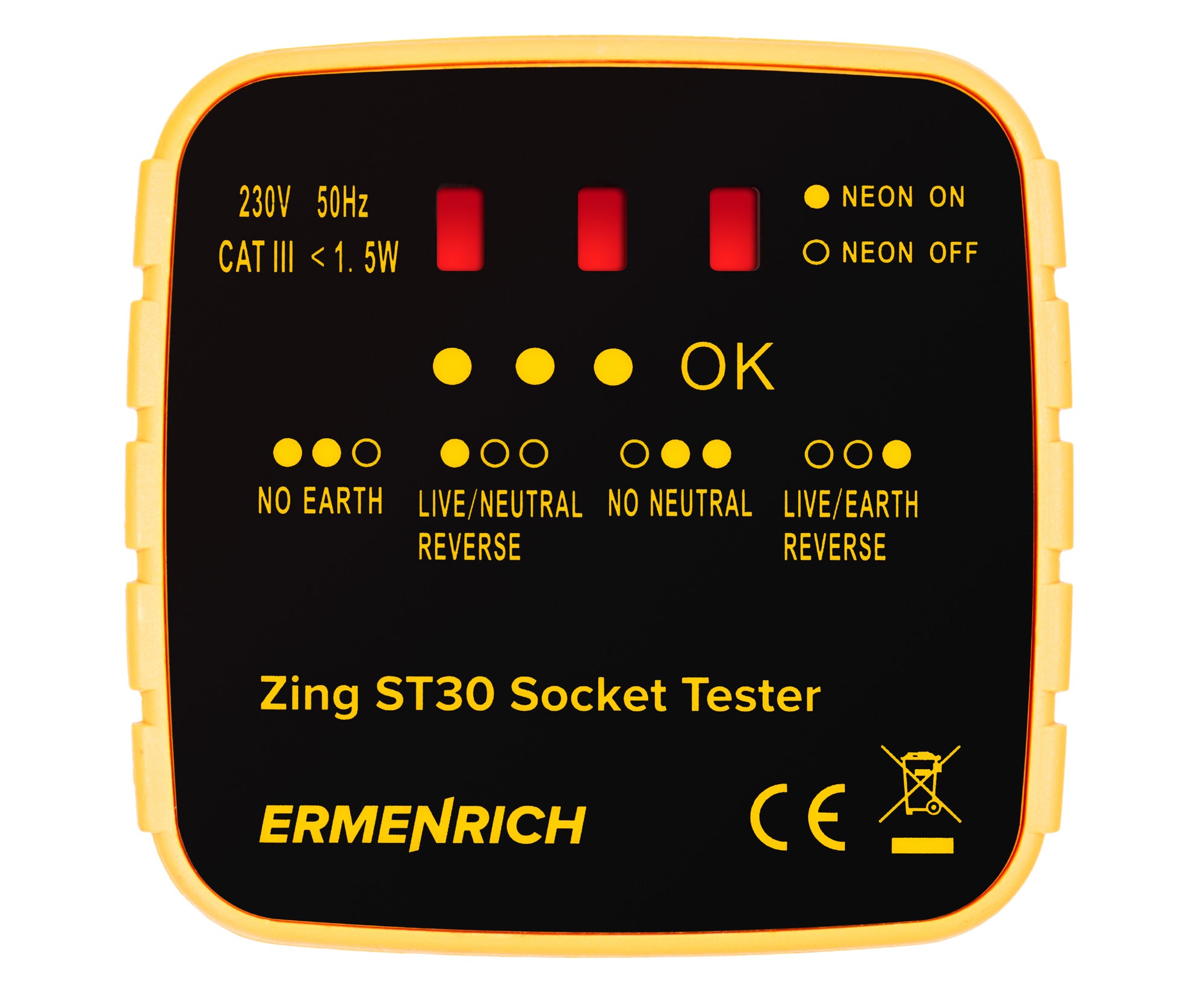 Tester per prese elettriche Ermenrich Zing ST30