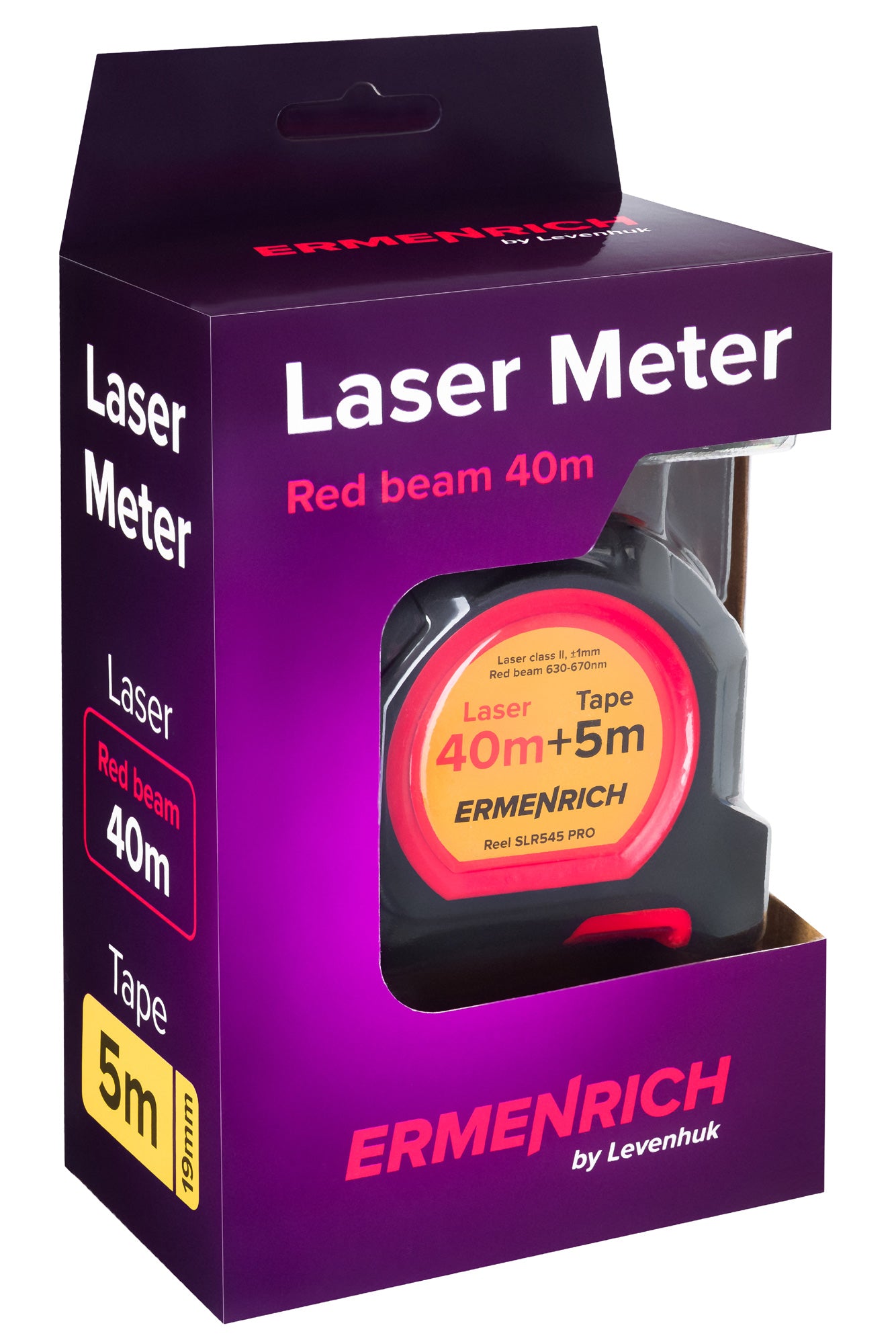 Misuratore laser con flessometro Ermenrich Reel SLR545 PRO