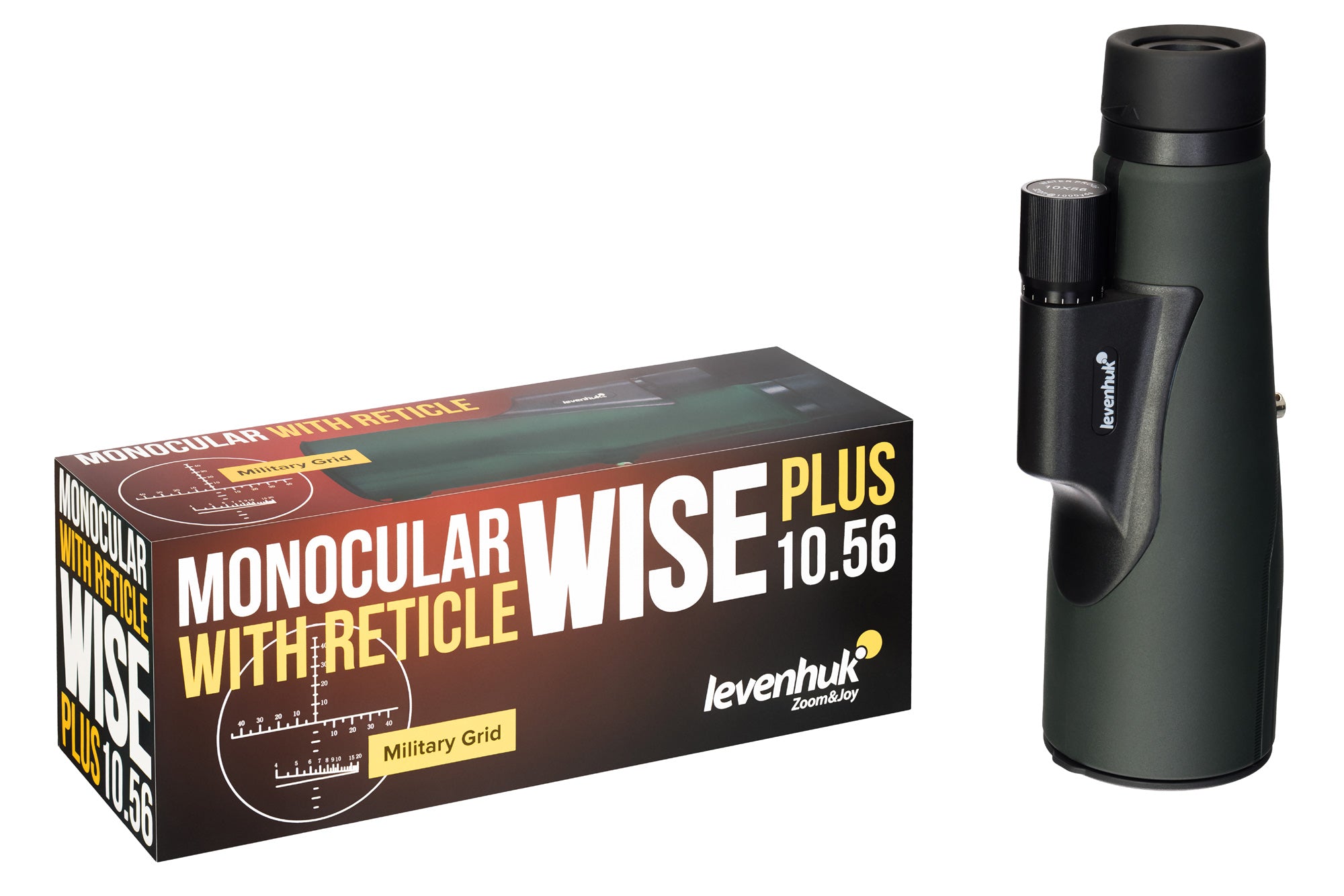 Monoculare con reticolo Levenhuk Wise PLUS 10x56
