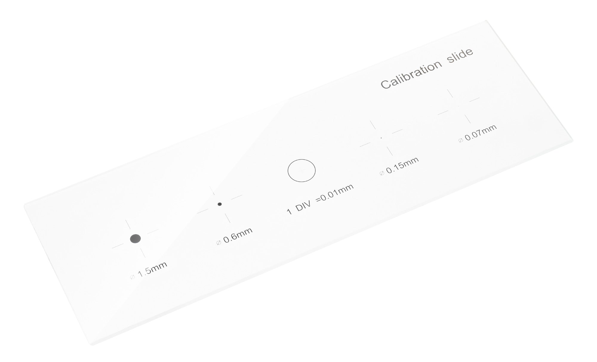 Vetrino di calibrazione CS5 MAGUS (XY0,01/0,07/0,15/0,6/1,5)