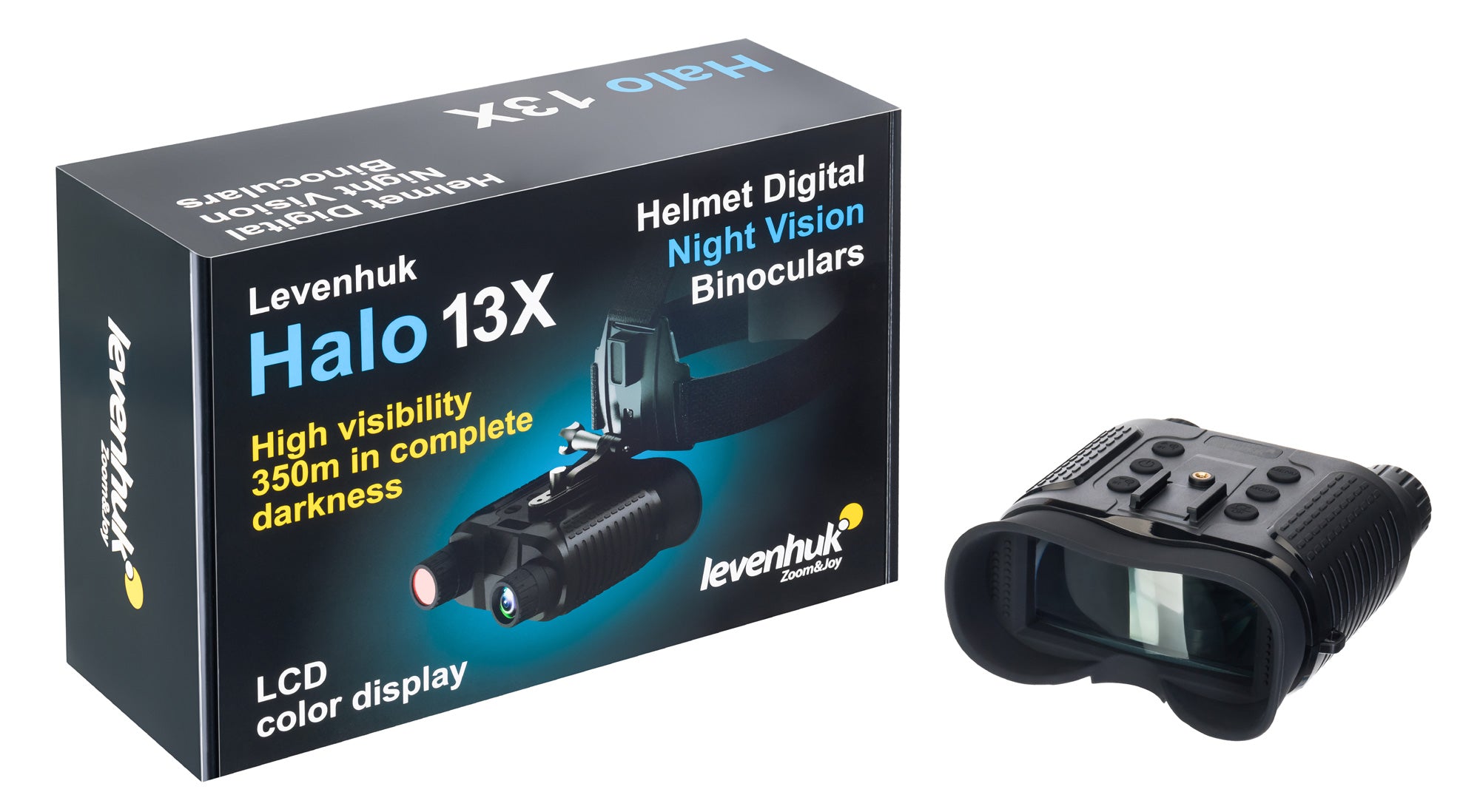 Visore notturno binoculare digitale Levenhuk Halo 13X Helmet