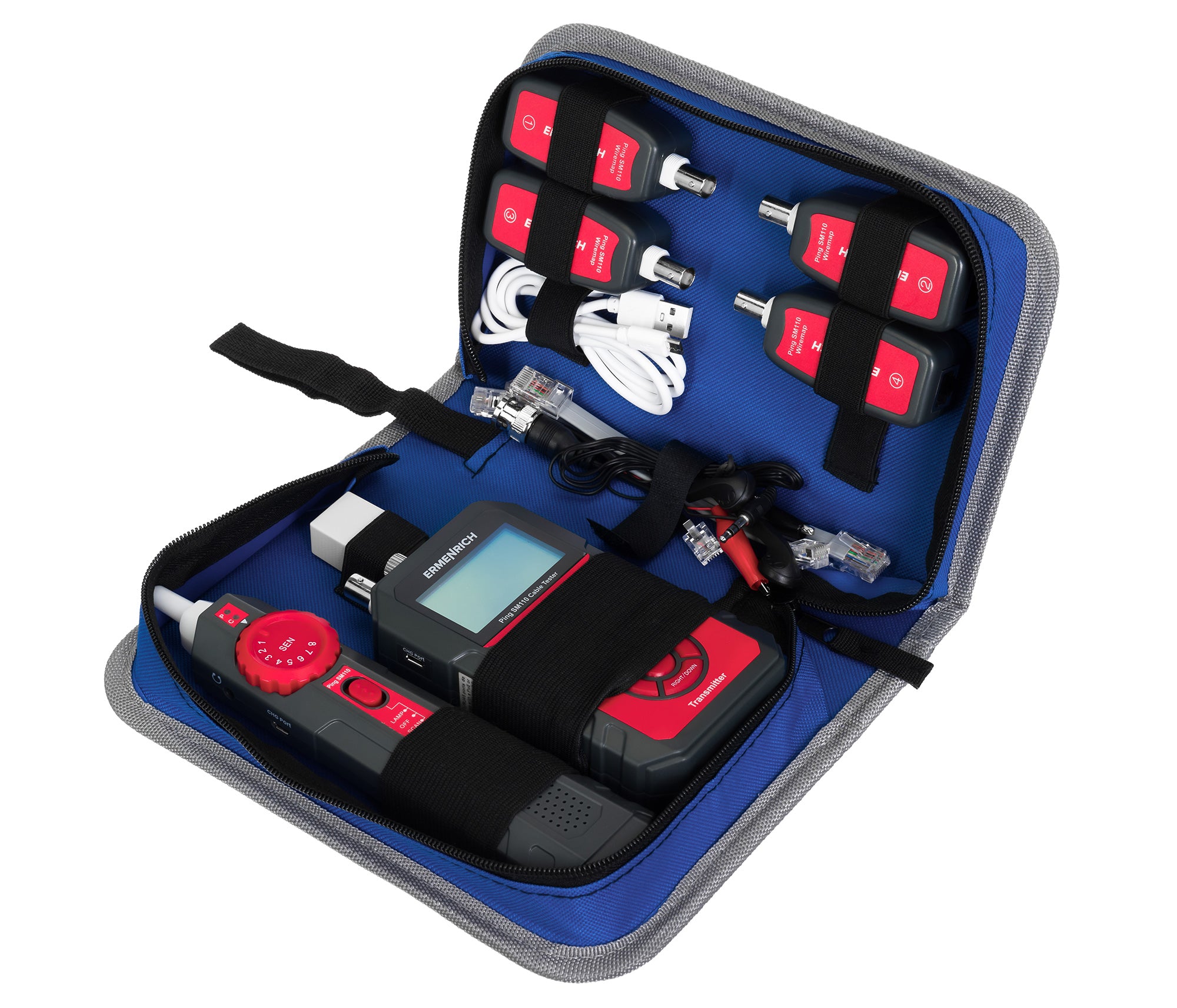 Tester per cavi di rete Ermenrich Ping SM110