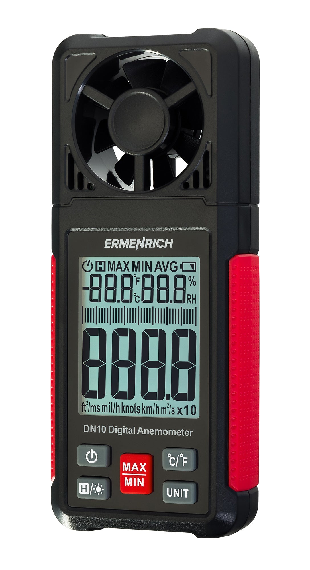 Anemometro digitale Ermenrich Seek DN10