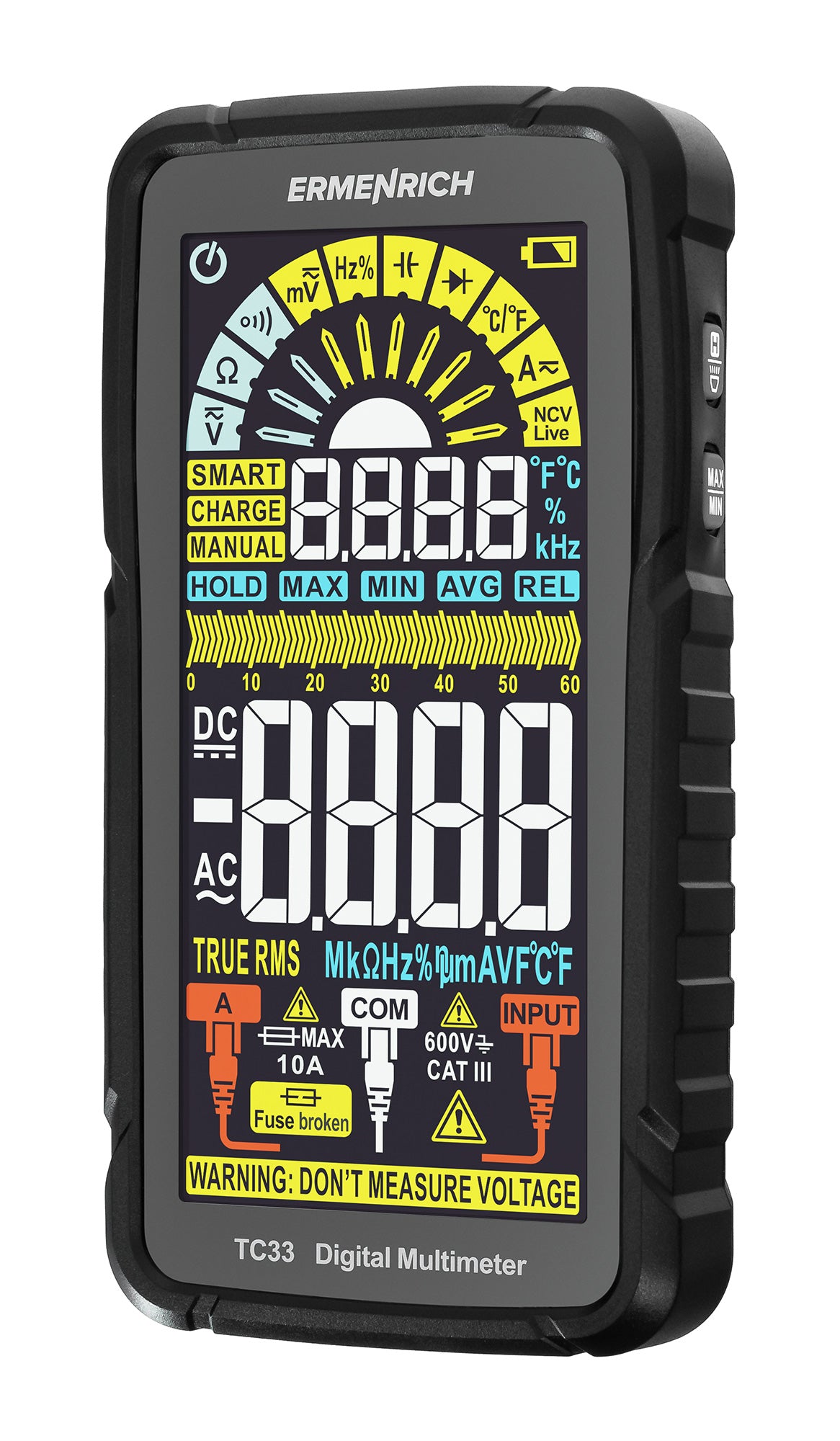 Multimetro digitale Ermenrich Zing TC33