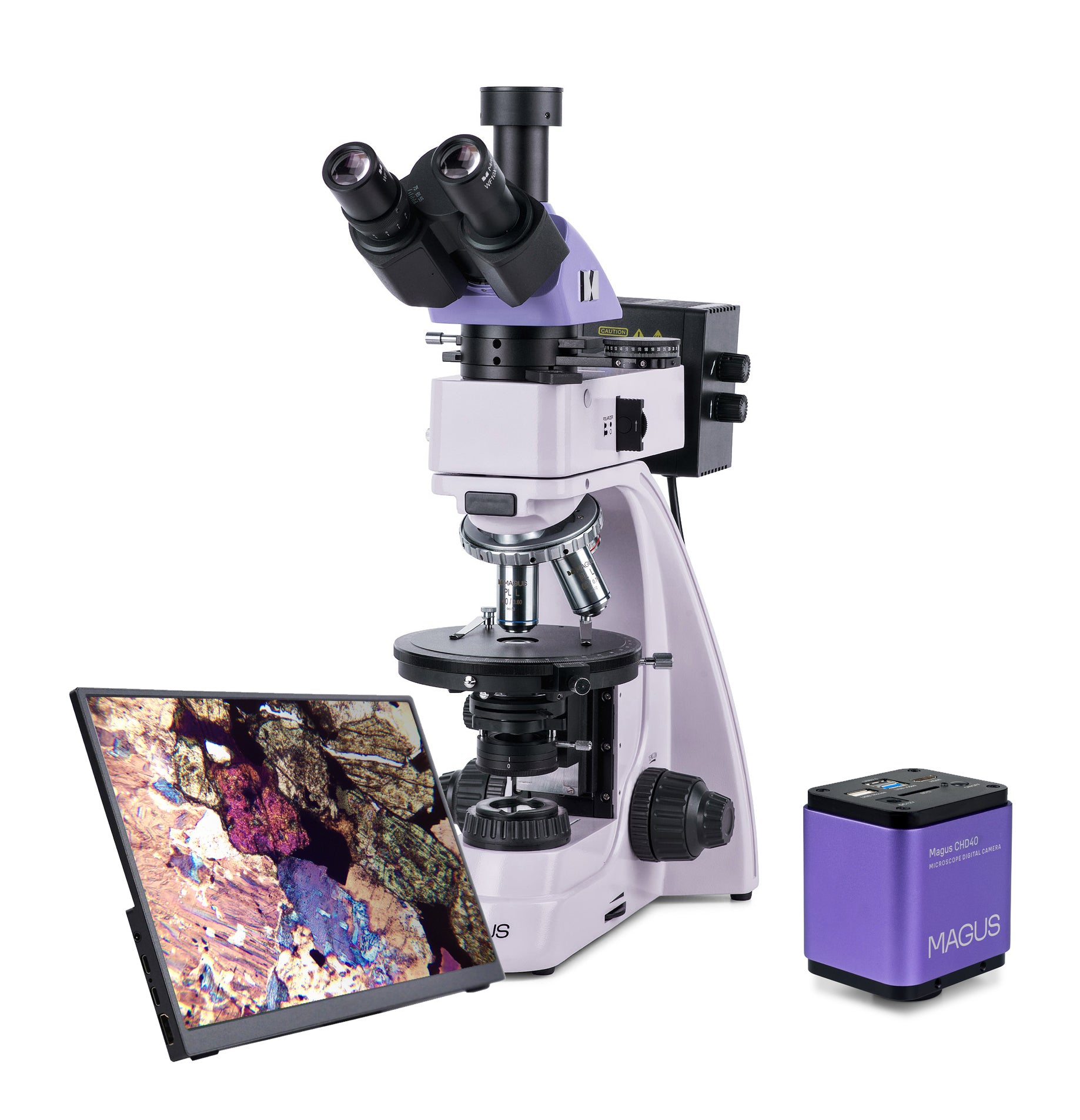 Microscopio polarizzatore digitale MAGUS Pol D850 LCD