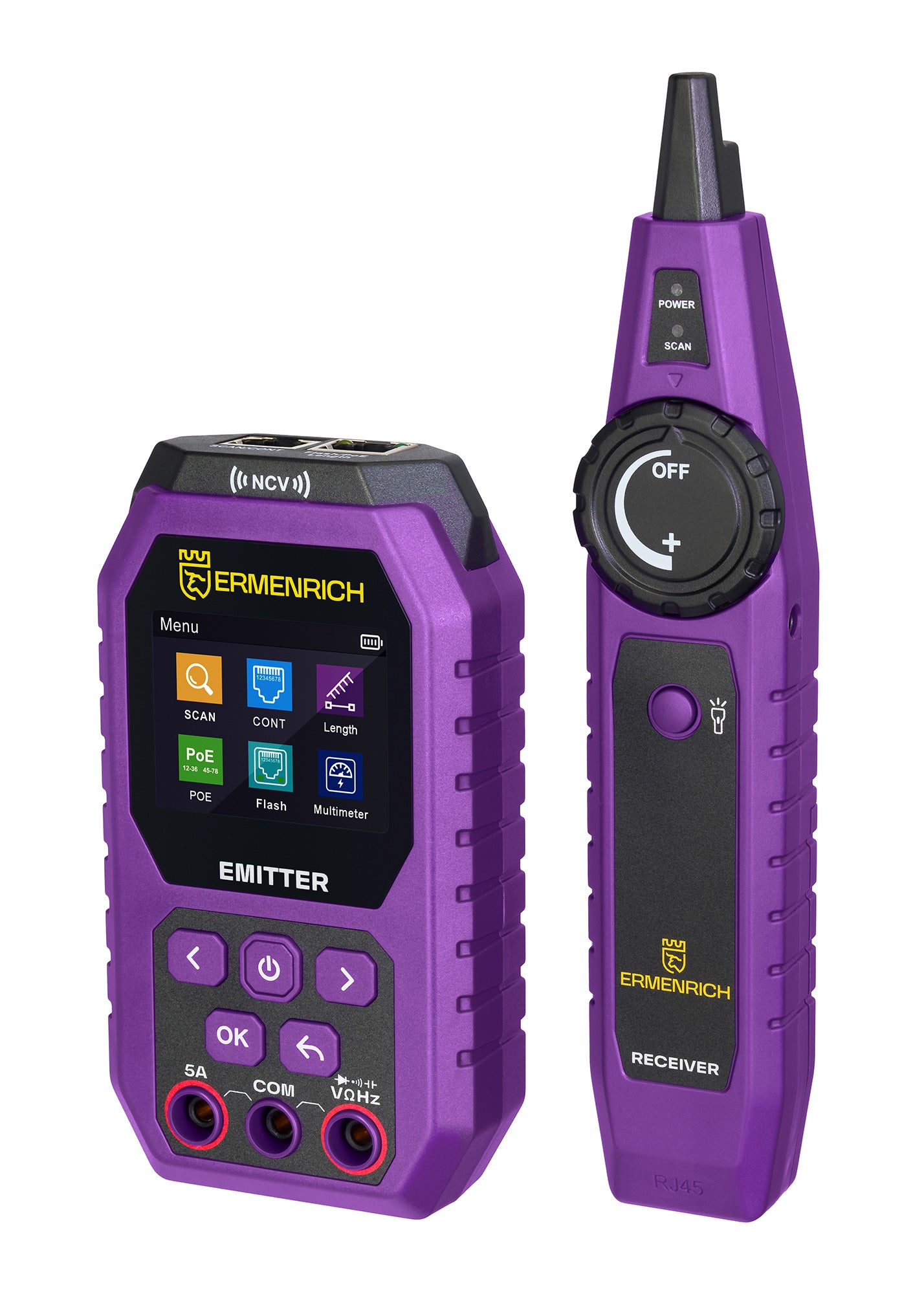 Tester per cavi con multimetro Ermenrich Ping SM75