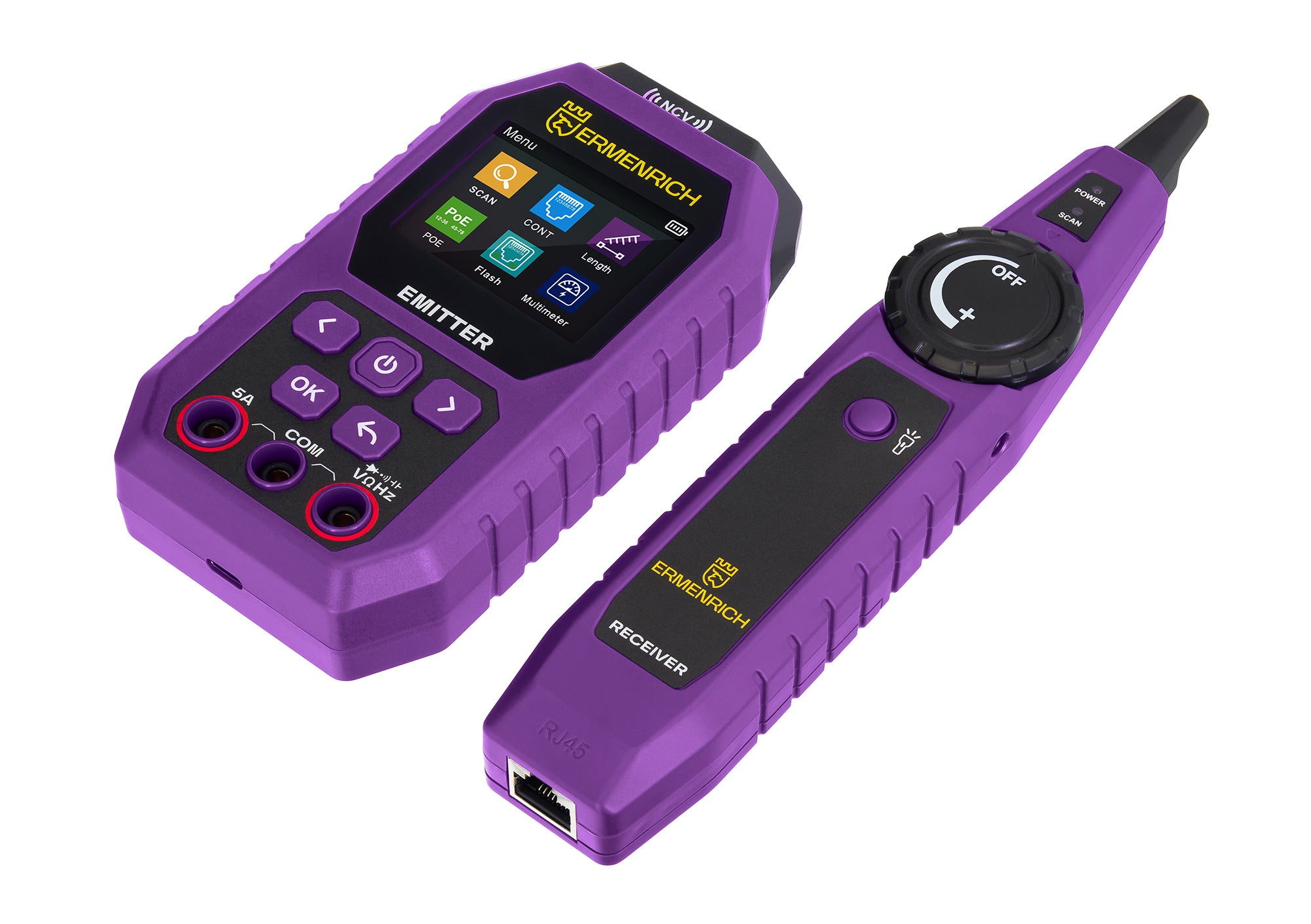 Tester per cavi con multimetro Ermenrich Ping SM75