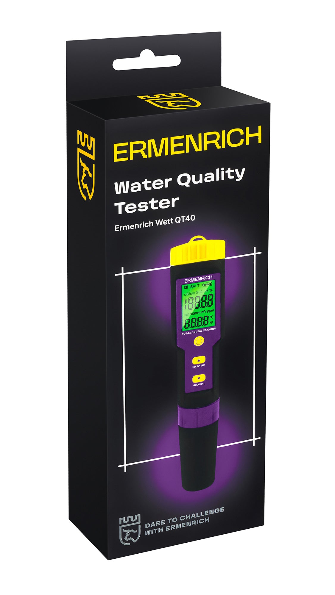 Tester di qualità dell’acqua Ermenrich Wett QT40