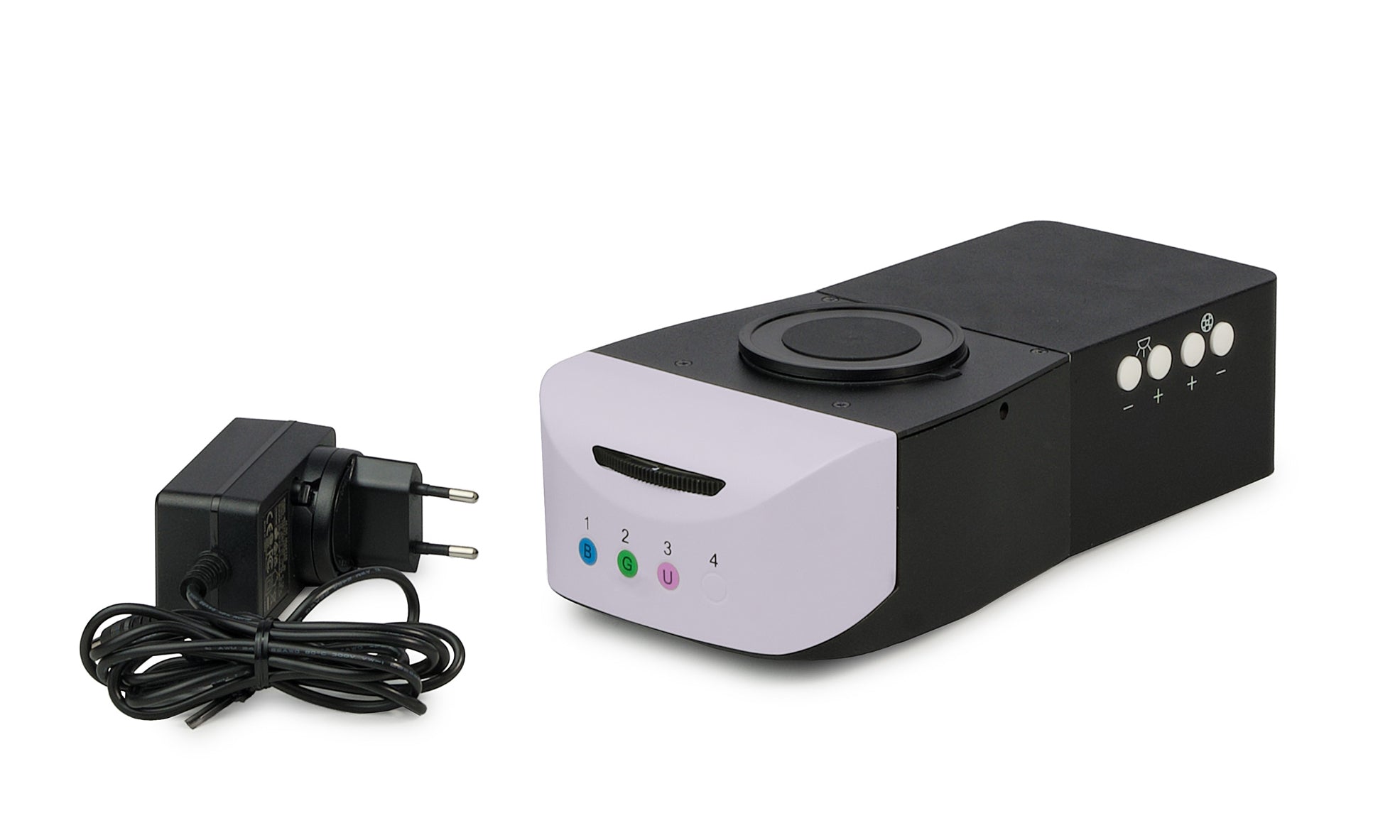 Attacco epi-fluorescenza MAGUS Epi-FL04M LED, cubi per filtri fluorescenti B/G/UV