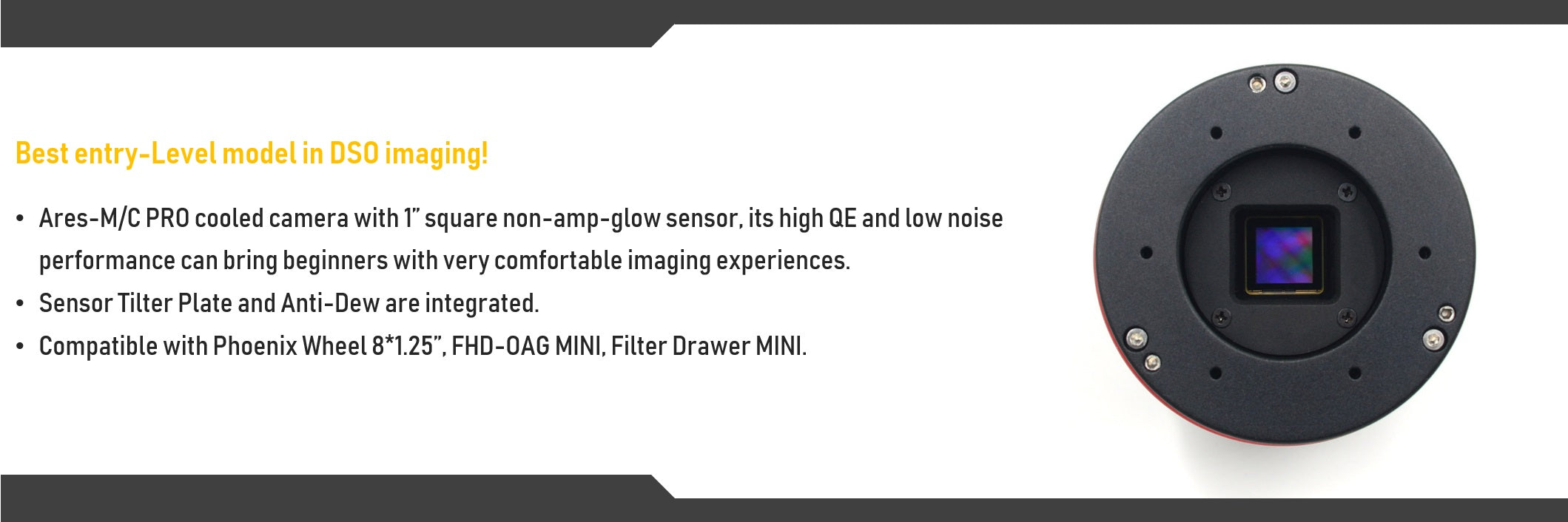 Player One Camera DeepSky Ares-M Pro (IMX533) Mono
