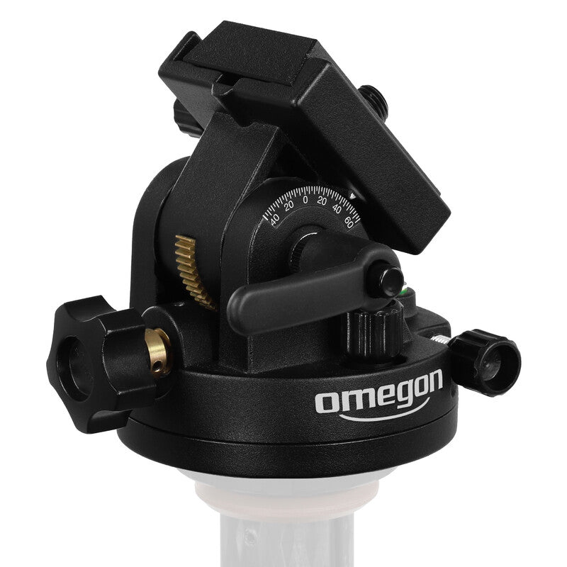 Testa equatoriale con piastra a coda di rondine di 55mm