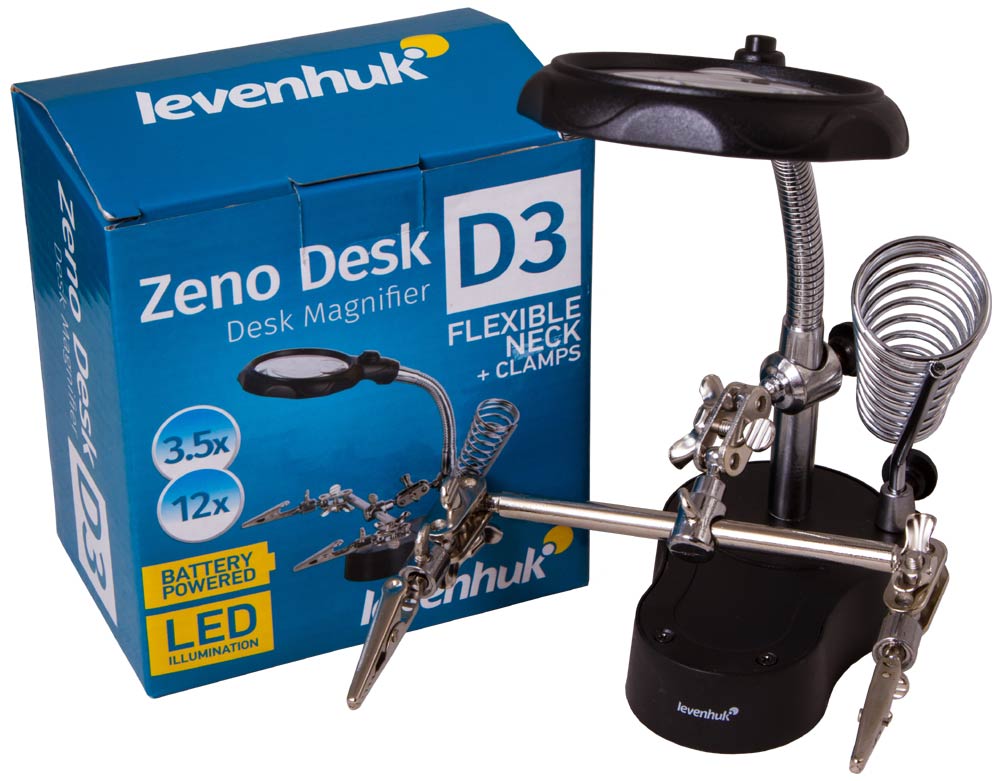 Lente d’ingrandimento Levenhuk Zeno Desk D3