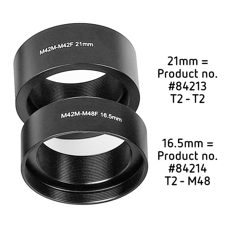 Prolunga T2 e manicotto 2'' 21 mm