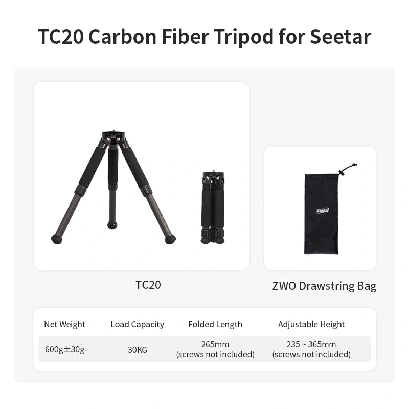 Testa per treppiede Seestar TH10