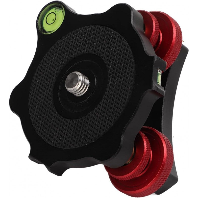 Livella micrometrica a 3 punti per treppiedi fotografici