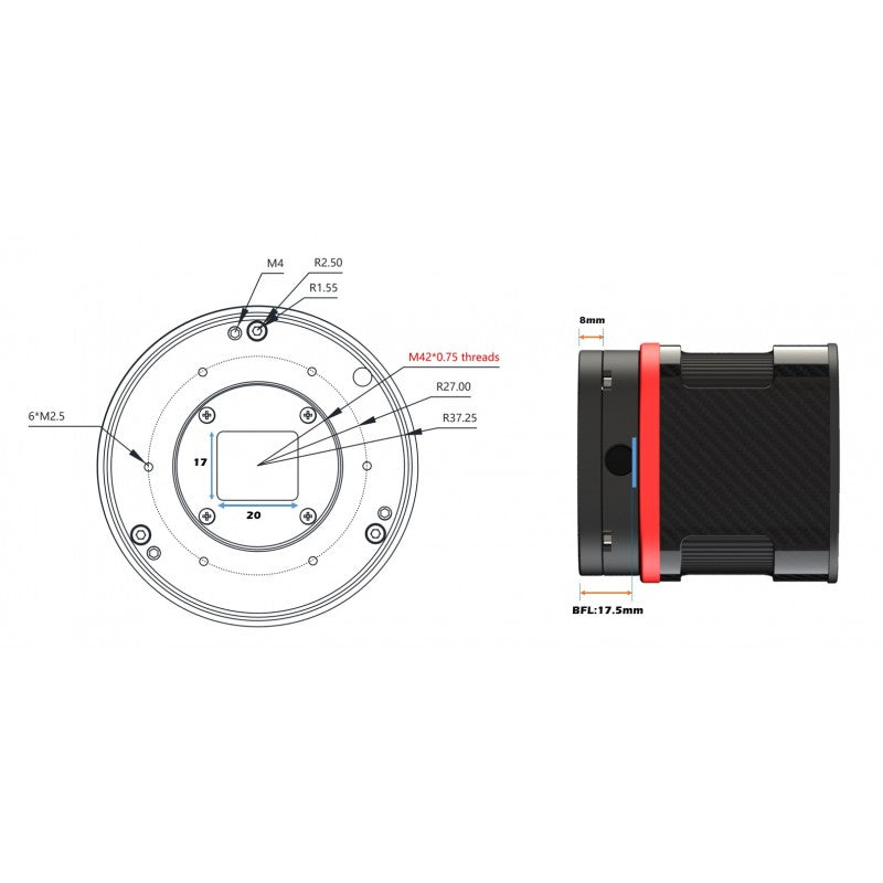 Player One Camera DeepSky Uranus-C-PRO IMX 585