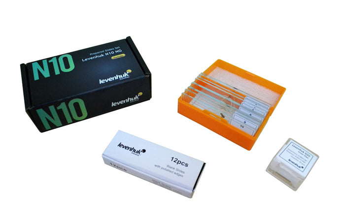 Set di vetrini preparati Levenhuk N10 NG