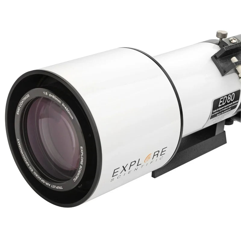 EXPLORE SCIENTIFIC APO 80/480 ED FCD-100 HEXAFOC OTA TELESCOPE