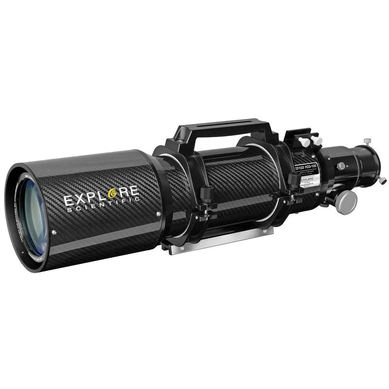 EXPLORE SCIENTIFIC REFRACTOR TELESCOPE APO 102/714 ED FCD-100 CF HEXAFOC OTA