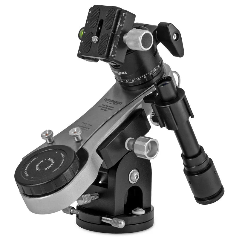 OMEGON MINITRACK LX PHOTO MOUNT QUATTRO NS SET WITH BALL HEAD, POLAR FINDER, EQ HEAD