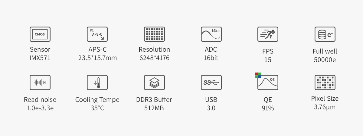 Camera DeepSky ASI2600MC-Duo