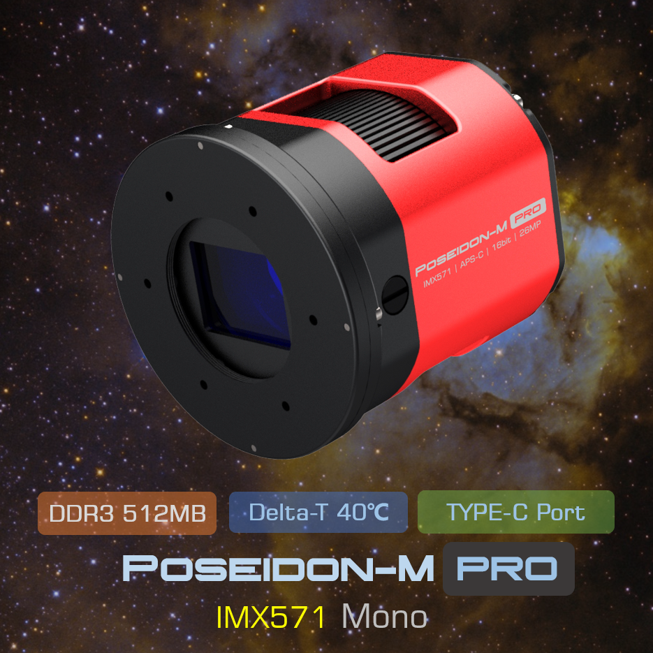 Player One Camera DeepSky Poseidon-M Pro IMX571 APSC Mono