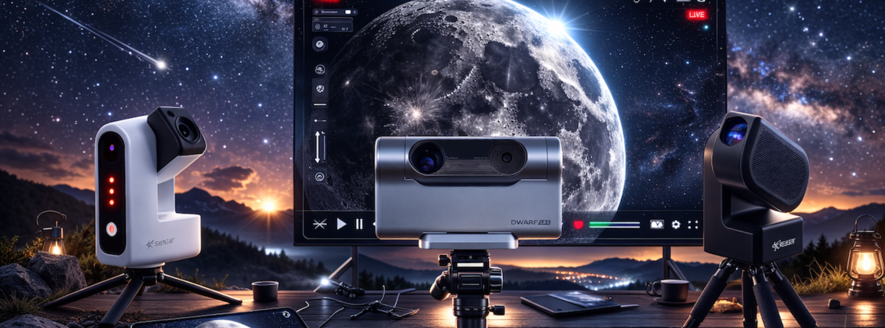 Guida Completa: Come Connettere ZWO Seestar S50/S30/S30P e Dwarf II/III a TV e Videoproiettori