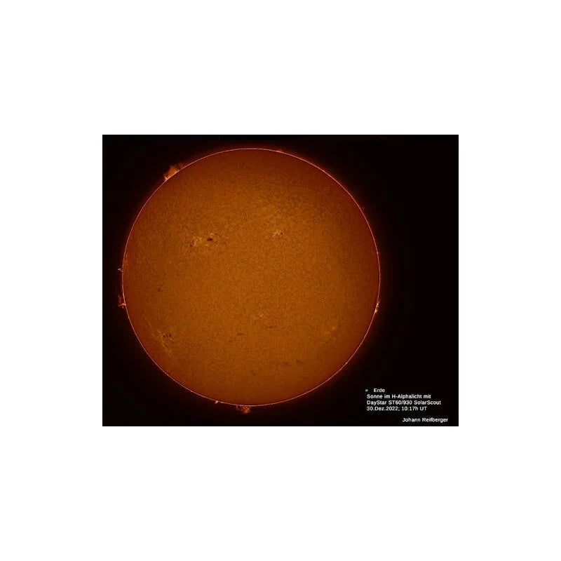 DAYSTAR TELESCOPIO SOLARE 60/930 SOLARSCOUT SS60-DS H-ALPHA OTA