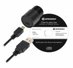 Microscopio Bresser Biolux NV 20–1280x con fotocamera oculare HD USB