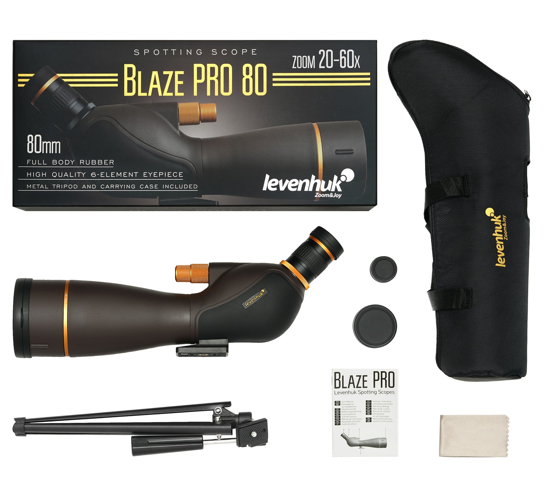 Cannocchiale terrestre Levenhuk Blaze PRO 80