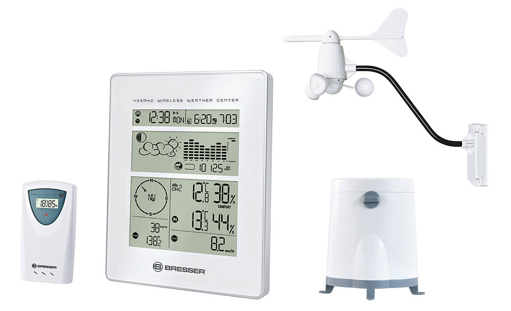 Bresser RC Weather Station, white