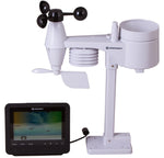 Stazione meteo a colori Bresser Wi-Fi con sensore professionale 5 in 1, nera