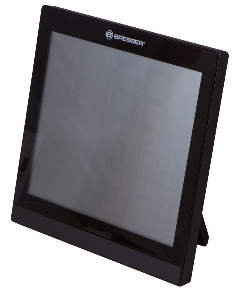 Orologio da parete meteorologico Bresser Temeotrend JC LCD, nero