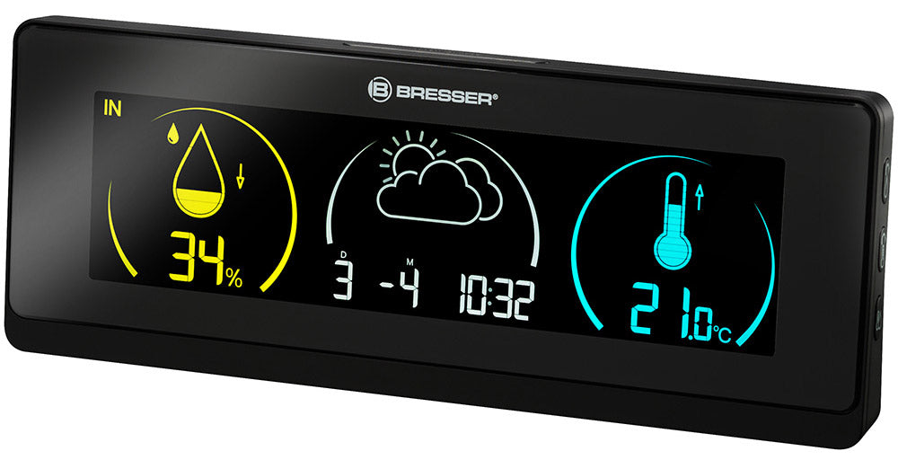 Stazione meteo a colori Bresser Temeo Life, nero