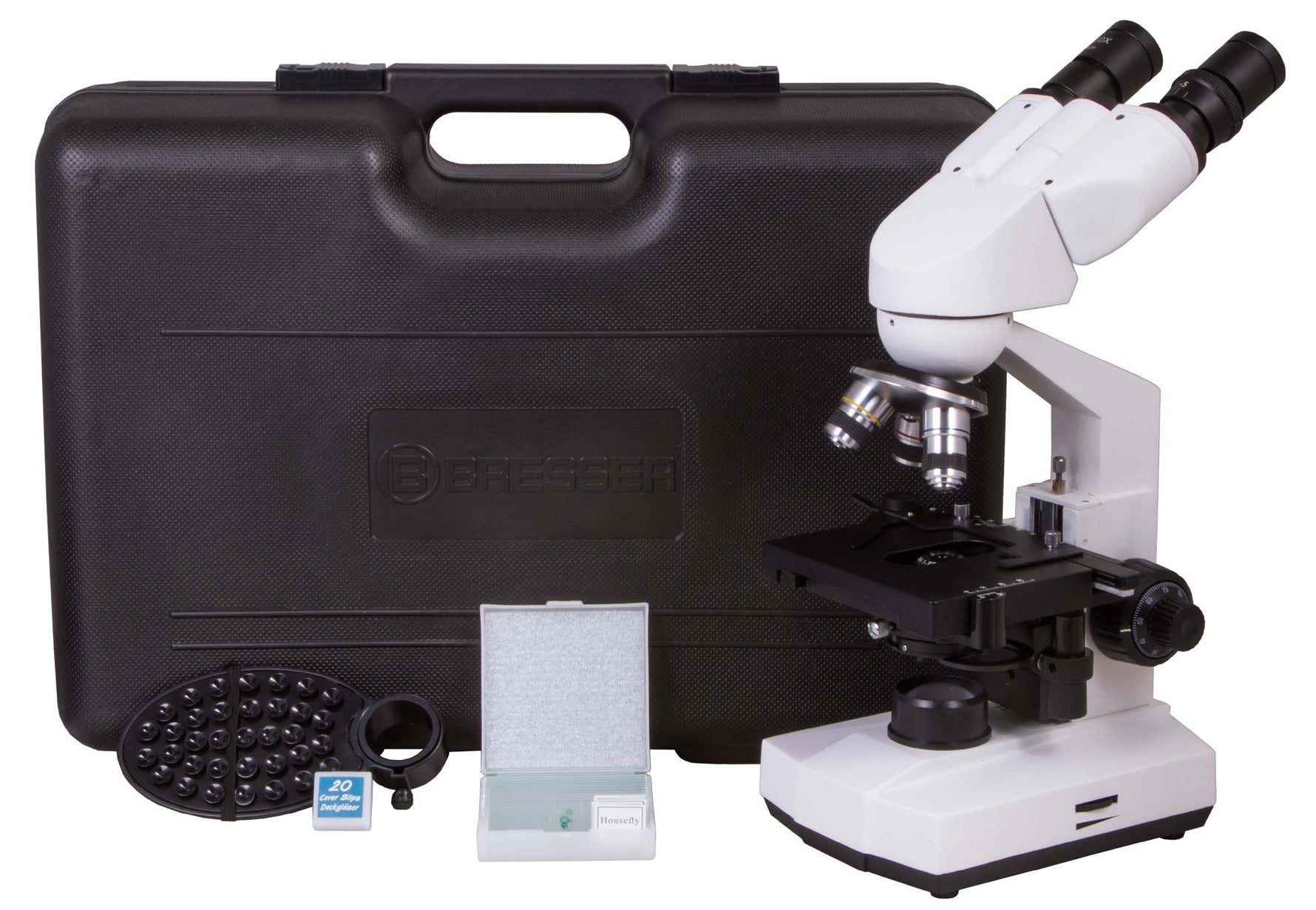 Microscopio Bresser Erudit Basic Bino 40–400x