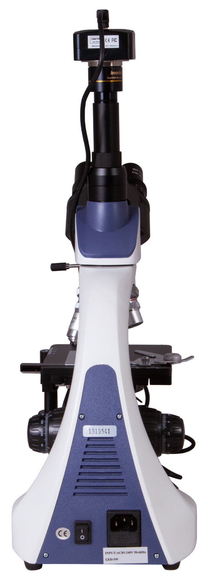 Microscopio trinoculare digitale Levenhuk MED D10T