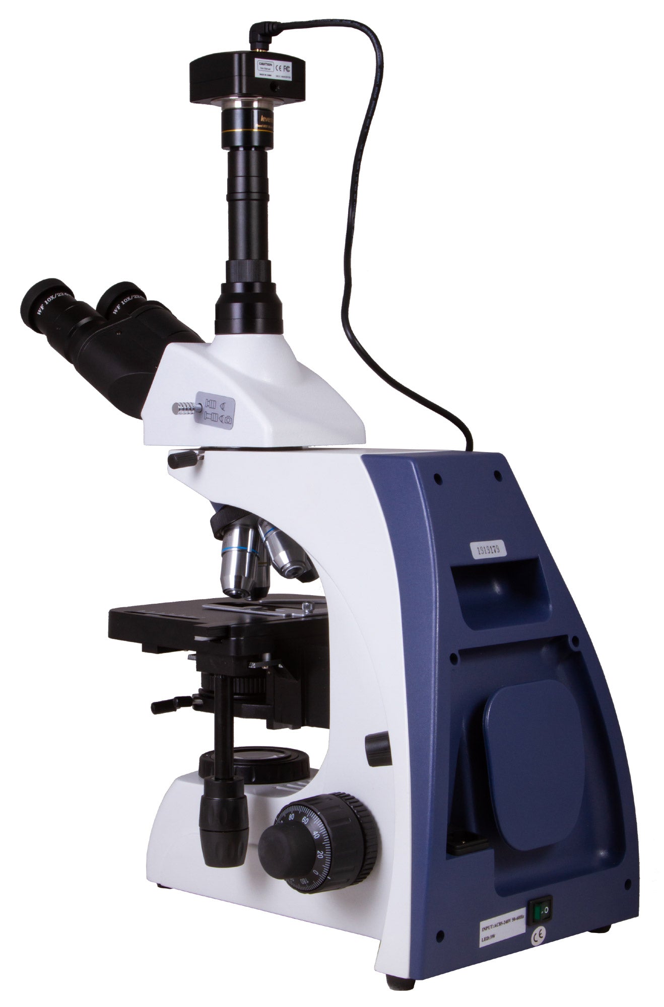 Microscopio trinoculare digitale Levenhuk MED D30T