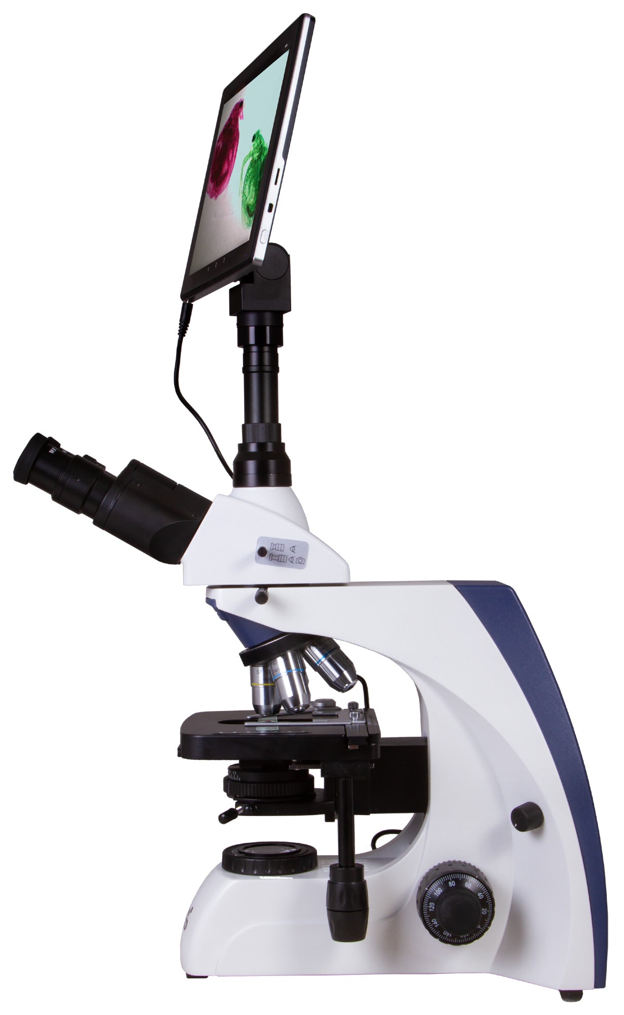 Microscopio trinoculare digitale Levenhuk MED D30T LCD
