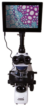 Microscopio trinoculare digitale Levenhuk MED D35T LCD