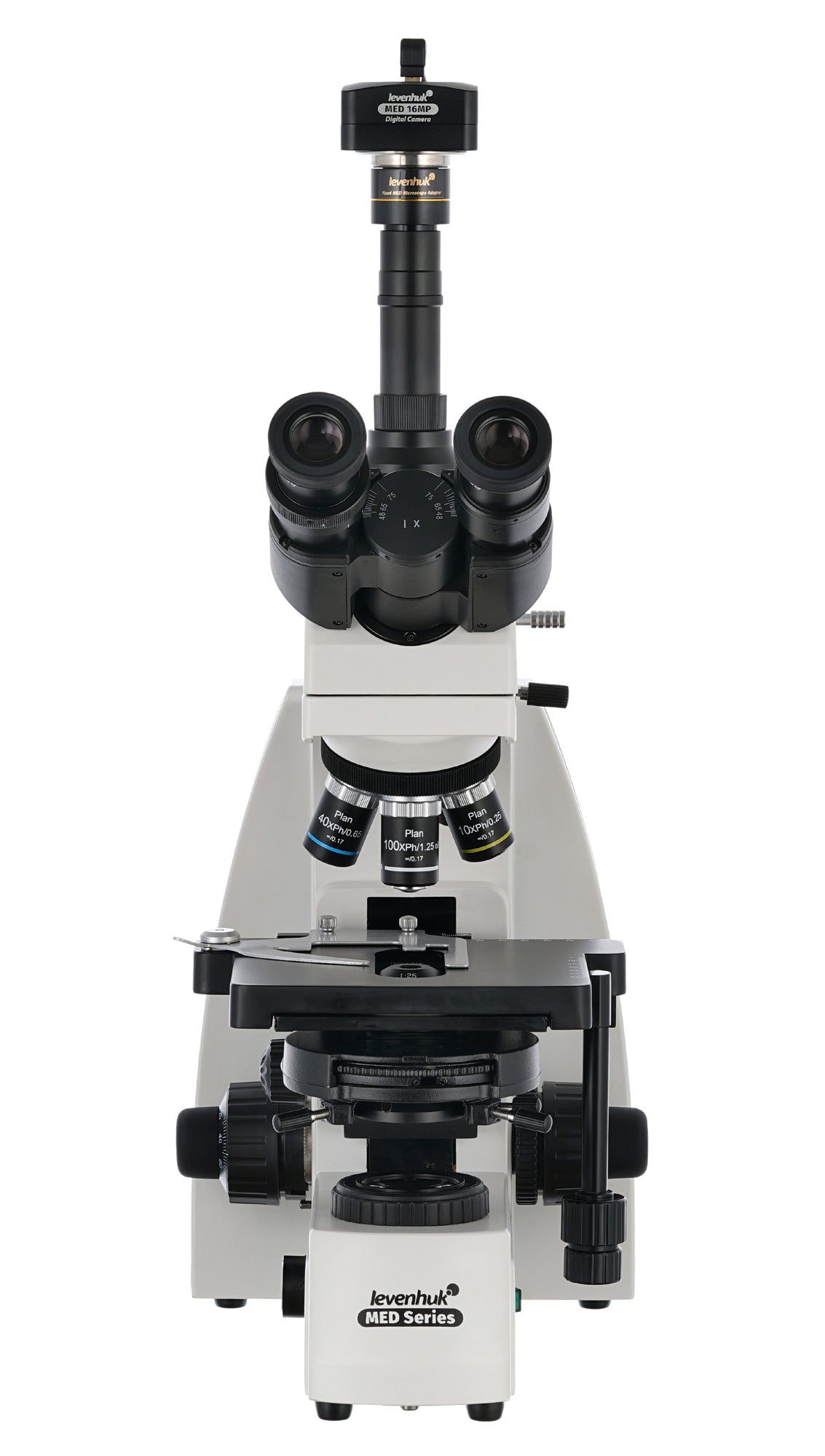 Microscopio trinoculare digitale Levenhuk MED D45T