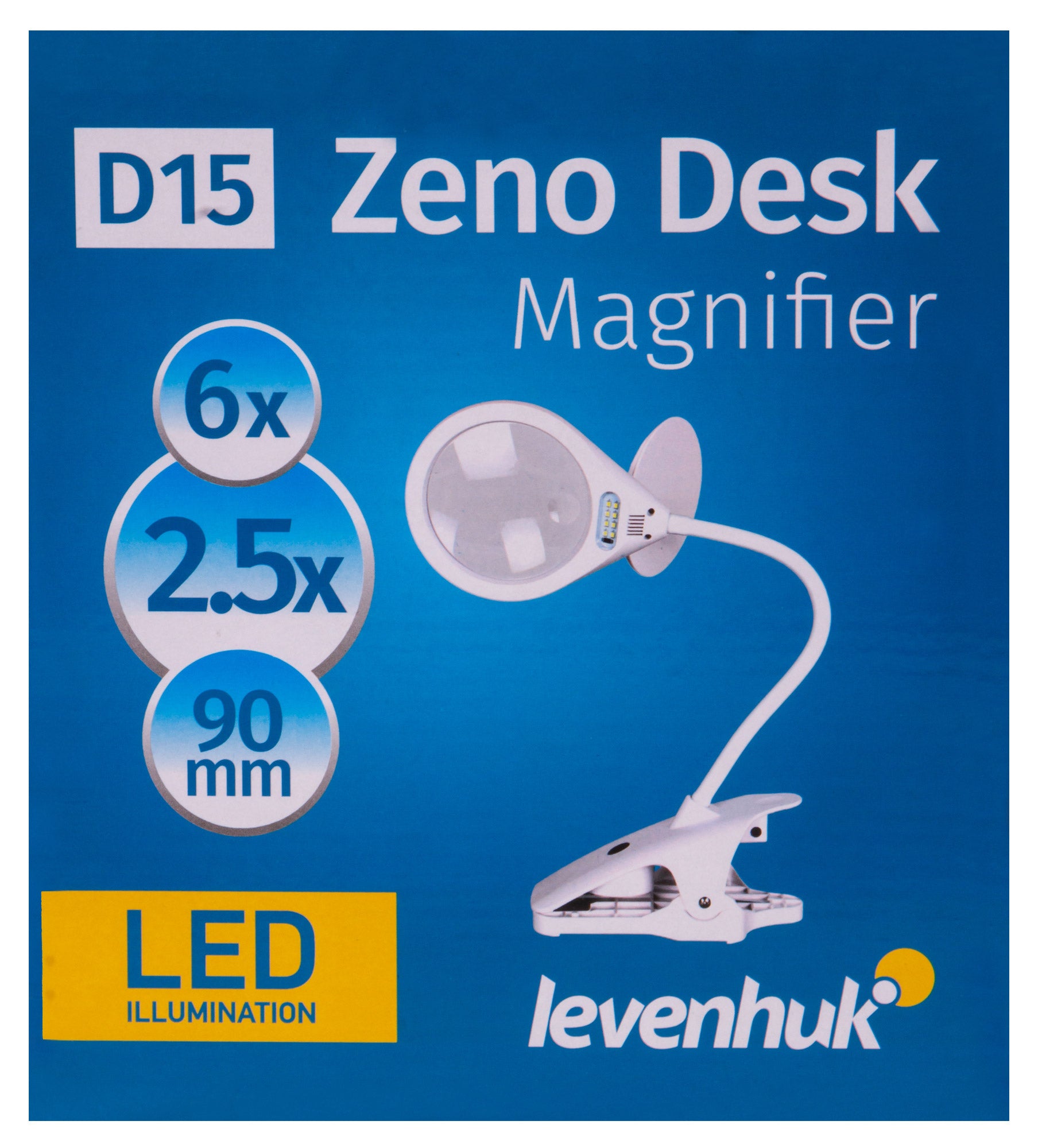 Lente d’ingrandimento Levenhuk Zeno Desk D15